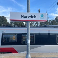 Photo taken at Norwich Railway Station (NRW) by Hessah Alotaibi on 10/18/2023