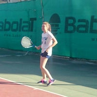 Photo taken at Республиканская ДЮСШОР по теннису by Anya S. on 9/27/2015