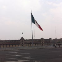 Photo taken at Plaza de la Constitución (Zócalo) by Anahí D. on 5/7/2013