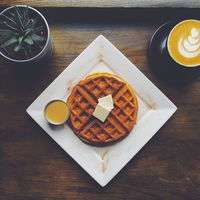 8/4/2015にBlack Coffee &amp;amp; Waffle BarがBlack Coffee &amp;amp; Waffle Barで撮った写真