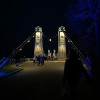 Photo taken at Висячий цепной мост by George A. on 2/8/2021