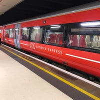 Photo taken at Gatwick Express Victoria (VIC) to Gatwick Airport (GTW) by Jessica G. on 8/26/2017