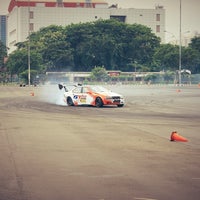 Photo taken at Jakarta Drift Circuit by Yofie S. on 1/12/2013