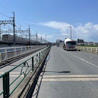 Photo taken at Futako Bridge by たこす on 4/17/2023