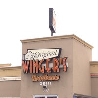 Photo taken at Winger&#39;s Roadhouse Grill by Patrick I. on 12/18/2012
