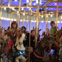 Photo taken at Broad Ripple Park Carousel by Darrin G. on 8/24/2013
