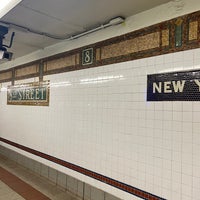 Photo taken at MTA Subway - 8th St/NYU (R/W) by Janet on 4/1/2022