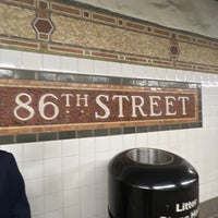 Photo taken at MTA Subway - 86th St (4/5/6) by Janet on 3/31/2022