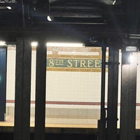 Photo taken at MTA Subway - 8th St/NYU (R/W) by Janet on 4/1/2022