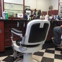 Photo taken at Chelsea Gardens Barber Shop by Geo G. on 6/16/2013