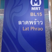 Photo taken at MRT Lat Phrao (BL15) by Somchai R. on 3/23/2024