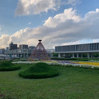 Photo taken at Hiroshima Peace Memorial Park by Demiyo M. on 4/24/2024