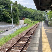 Photo taken at Kanyūsha-Hikosan Station by まよ on 8/27/2022