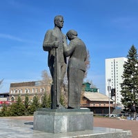 Photo taken at Мемориал павшим  в годы Великой Отечественной Войны by Александр on 5/3/2021