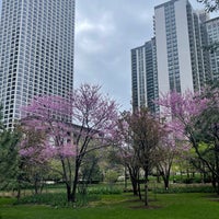 Photo taken at Lakeshore East Park by 𝐀 on 4/23/2023