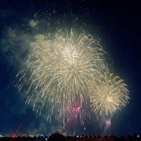 Photo taken at Adachi Fireworks by chiharu k. on 7/22/2023