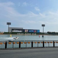 Photo taken at ボートレース下関 by WKJ on 10/16/2022