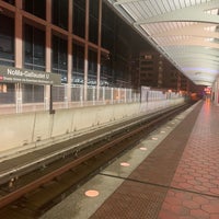 Photo taken at NoMa-Gallaudet U Metro Station by Roro H. on 9/6/2021