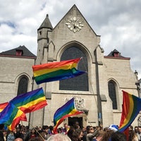 Photo taken at Belgian Pride by Aaron M. on 5/20/2017