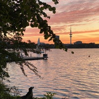 Photo taken at Außenalster by Y V. on 8/28/2023