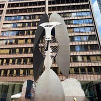 Photo taken at Daley Plaza Picasso by Neslihan on 9/10/2021