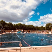 Photo taken at Parliament Hill Lido by Maresz on 6/26/2022