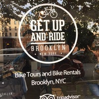Photo taken at Get Up and Ride Bike Tours of NYC by Michael M. on 10/24/2015