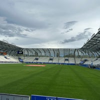 Photo taken at Stade des Alpes by Yasmin G. on 9/21/2023