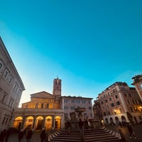 Photo taken at Piazza di Santa Maria in Trastevere by Hala B. on 1/11/2024