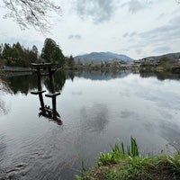 Photo taken at Lake Kinrin by 千夏 佐. on 3/31/2024