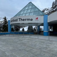 Photo taken at Leukerbad Therme by Sheikh A. on 4/21/2024