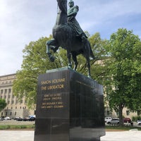 Photo taken at Simon Bolivar Statue by Patrick on 4/30/2022