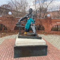 Photo taken at Памятник Чехову by ALENA S. on 11/4/2021