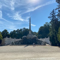 Photo taken at Obeliskenbrunnen by Harry M. on 9/10/2021