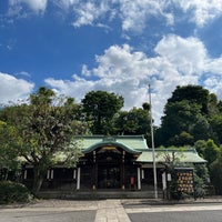Photo taken at 白金 氷川神社 by ブルー on 7/7/2022