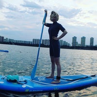 Photo taken at Moscow Surf Club - Strogino by Maria K. on 8/21/2019