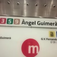 Photo taken at Metrovalencia Àngel Guimerà by Angel roman D. on 5/16/2023