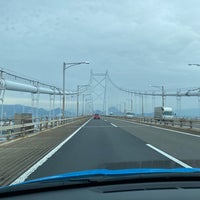 Photo taken at 南備讃瀬戸大橋 by Rika I. on 3/17/2024