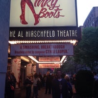 Photo taken at Kinky Boots at the Al Hirschfeld Theatre by Allan D. on 5/1/2013