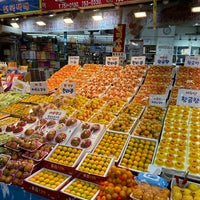 Photo taken at Dongmun Market by Serena L. on 6/11/2023
