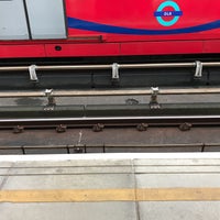 Photo taken at South Quay DLR Station by Sandor S. on 7/24/2017