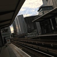 Photo taken at South Quay DLR Station by Sandor S. on 8/14/2017