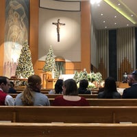 Photo taken at St. Monica Catholic Church by Lauren R. on 12/25/2018