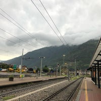 Photo taken at Stazione Tirano (RFI) by Emrah on 7/12/2023