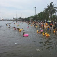 Photo taken at beachpool ancol by Rano H. on 12/2/2012