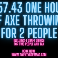7/11/2023 tarihinde Axe Throwing at Twenty Brewziyaretçi tarafından Axe Throwing at Twenty Brew'de çekilen fotoğraf