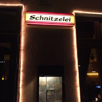 Photo taken at Schnitzelei by Burak Y. on 2/19/2016