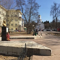 Photo taken at Аллея Героев by Alexander K. on 4/12/2015