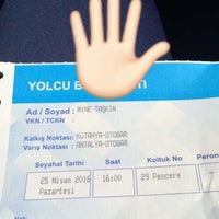 Das Foto wurde bei Kütahya Şehirlerarası Otobüs Terminali von Mine Ceyda T. am 4/25/2016 aufgenommen