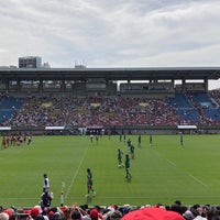 Photo taken at Prince Chichibu Memorial Rugby Stadium by hone t. on 4/20/2024